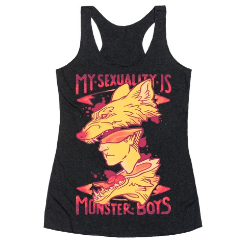 My Sexuality Is Monster Boys Racerback Tank Top
