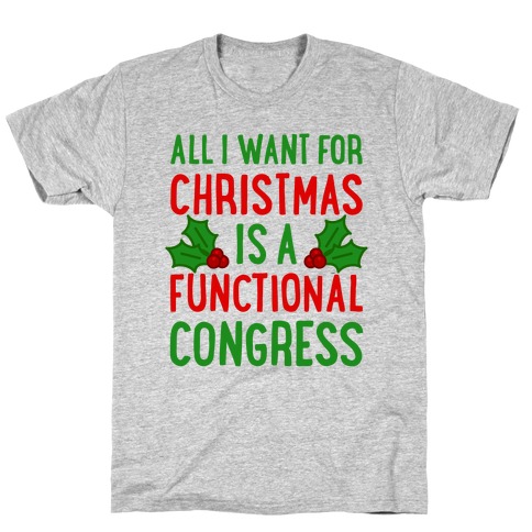 All I Want For Christmas Is A Functional Congress T-Shirt