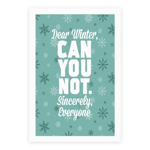 Dear Winter Poster