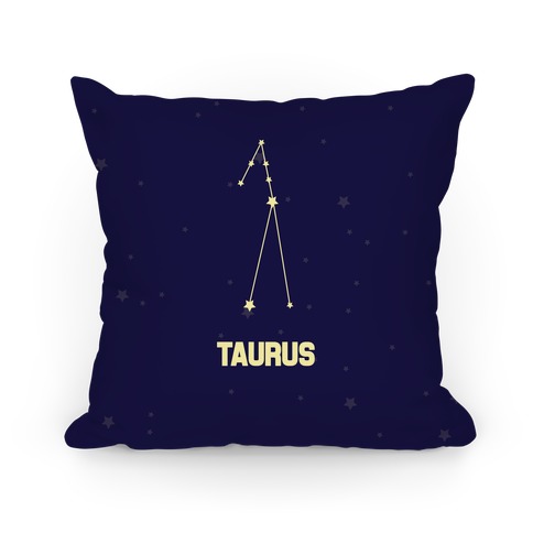 Taurus Horoscope Sign Pillow