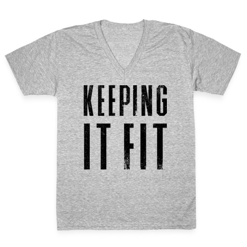 Keeping It Fit V-Neck Tee Shirt
