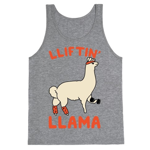 Lifting Llama Tank Top