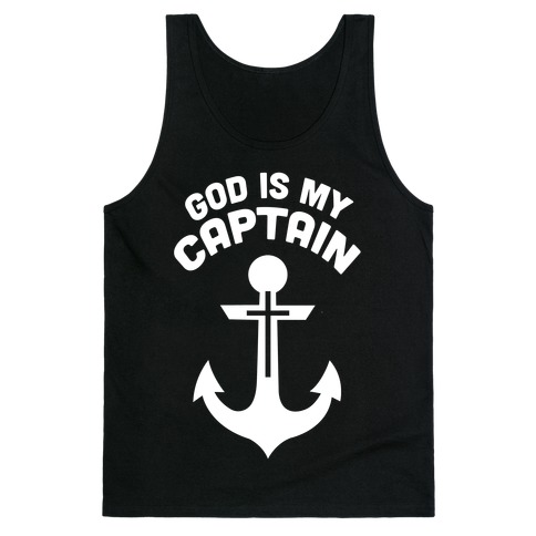 God is My Captain Tank Top