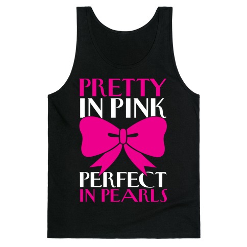 Pink And Pearls Tank Top