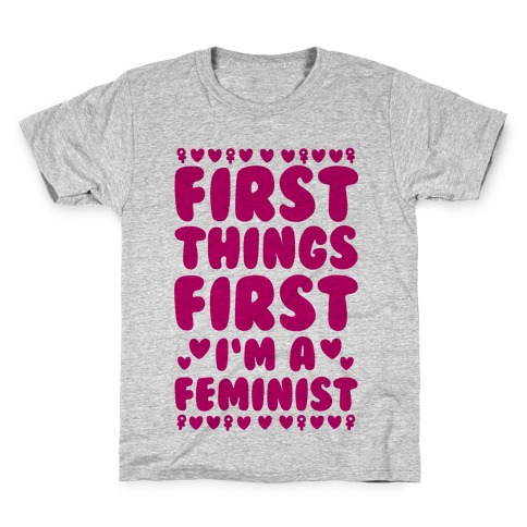 Fancy Feminist Kids T-Shirt