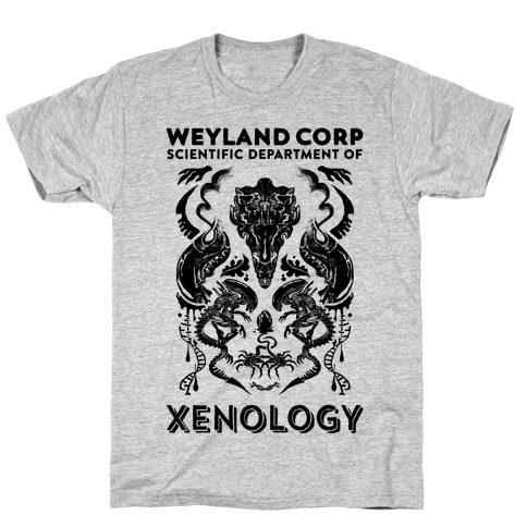 Weyland Corp Scientific Department Of Xenology T-Shirt