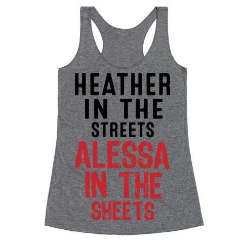 Heather in the Sheets Racerback Tank Top