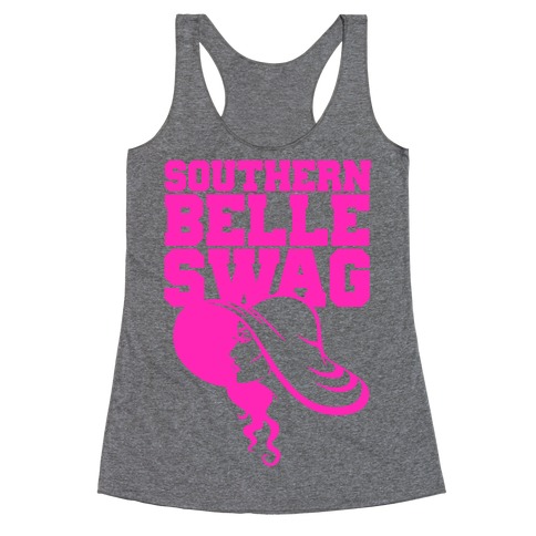 Southern Belle Swag Racerback Tank Top