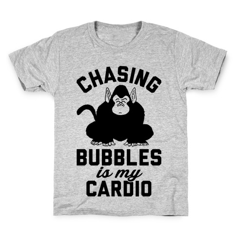 Chasing Bubbles Is My Cardio Kids T-Shirt