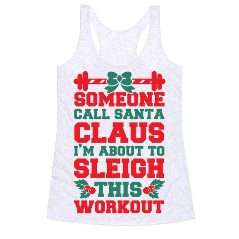 Christmas workout tanks