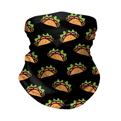Taco Pattern Neck Gaiter