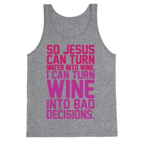 Water Into Wine Tank Top