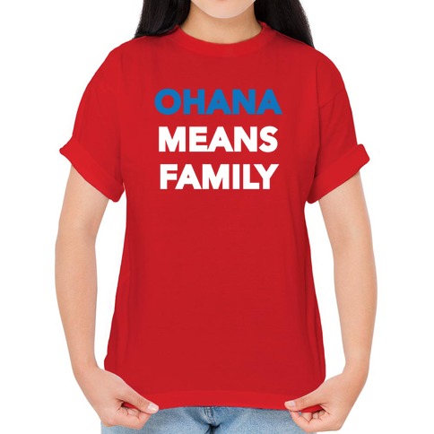 Ohana Means Family Heavy Blend Crewneck Sweatshirt