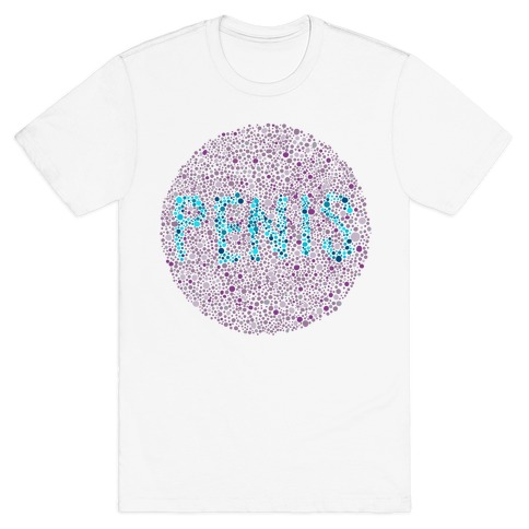 Color Blind Test ( Penis ) T-Shirt