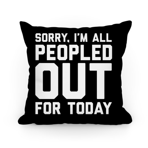 I Hate People Funny Antisocial All-Over Print Basic Pillow Funny Pillow Antisocial Pillow Funny Pillow Social Isolation Pillow People Hater Pillow I Hate People Pillow Joke Pillow 