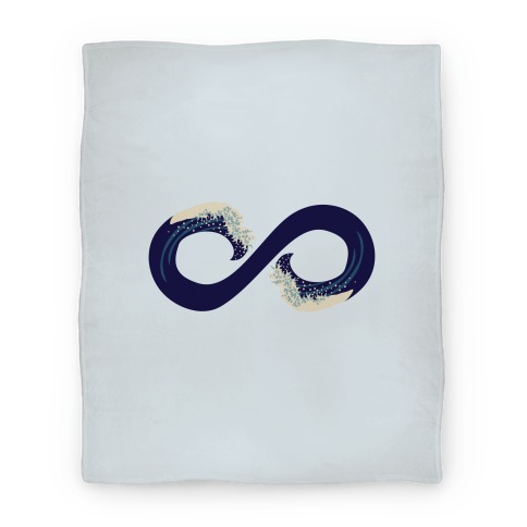 Ocean Infinity (Dark Blue) Blanket