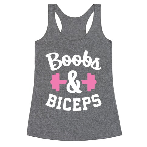 Boobs & Biceps Racerback Tank Top