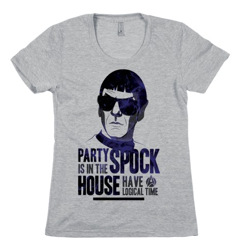 Party Spock Womens T-Shirt