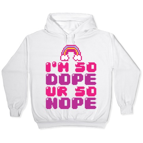 dope pink hoodie