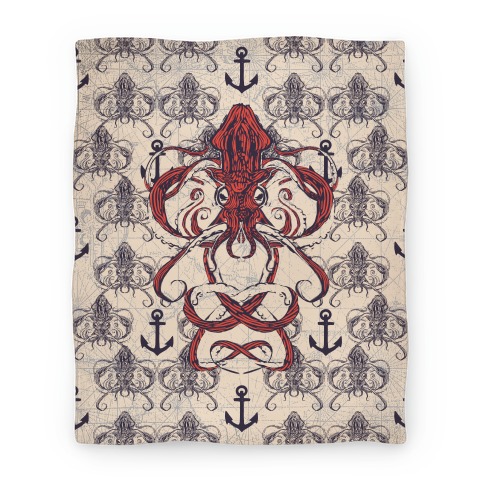 Kraken Tangle Pattern Blanket