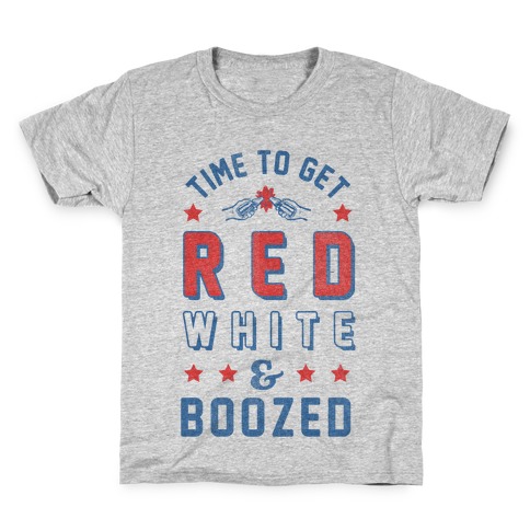 Red White & Boozed (Tank) Kids T-Shirt