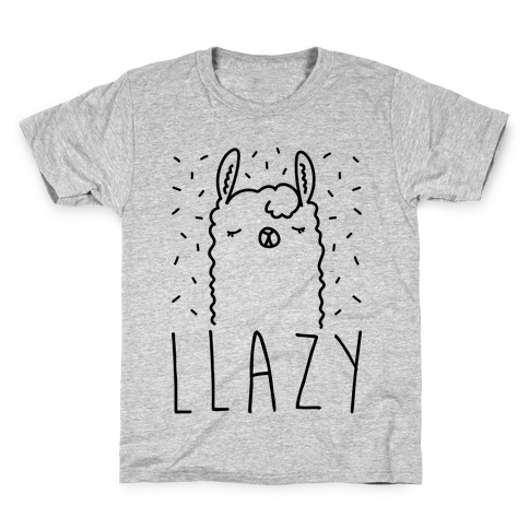 Llazy Llama Kids T-Shirt