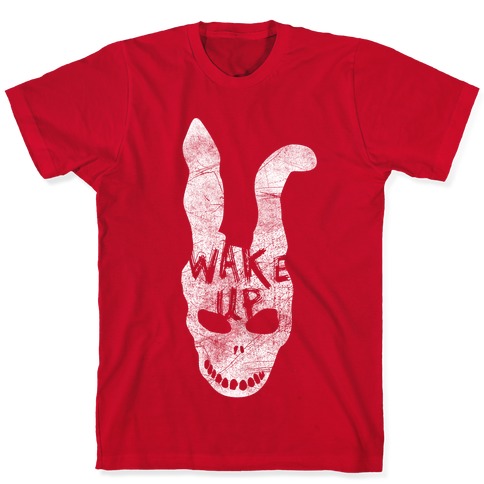 Men's Women's All Sizes Donnie Darko Wake Up T-Shirt 100% Cotton Tee