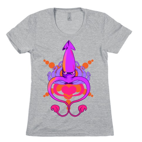 Colorful Kraken Womens T-Shirt