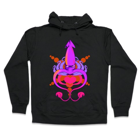 Colorful Kraken Hooded Sweatshirt