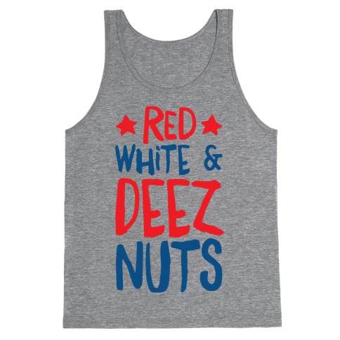 Red White & Deez Nuts Tank Top