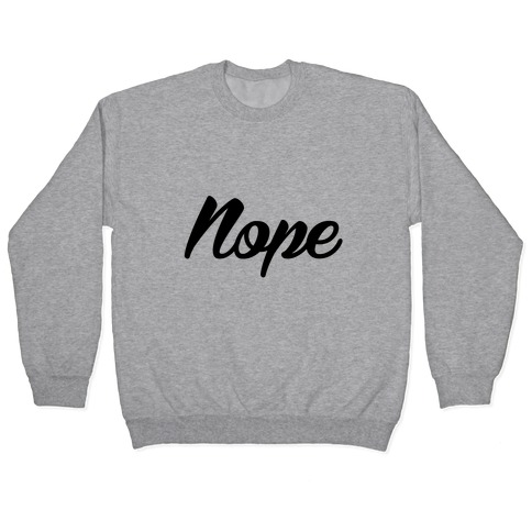 Nope Pullover