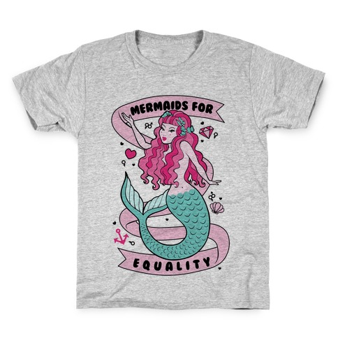 Mermaids For Equality Kids T-Shirt