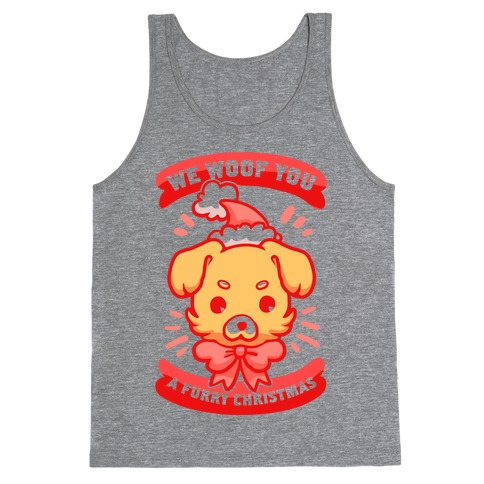We Woof You A Furry Christmas Tank Top