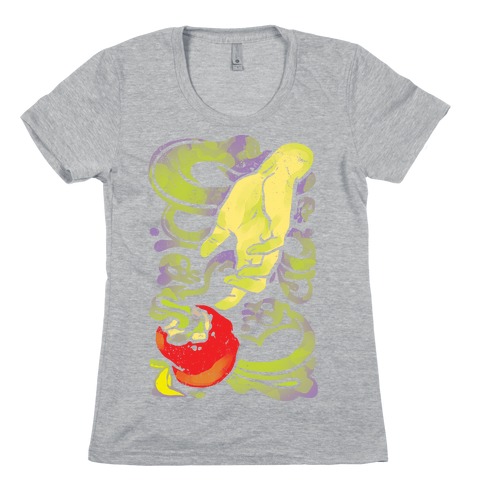 Poisoned Apple and Hand Womens T-Shirt