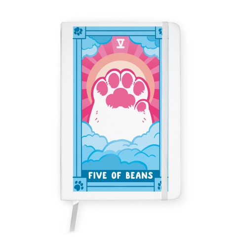 Five of Beans Notebook
