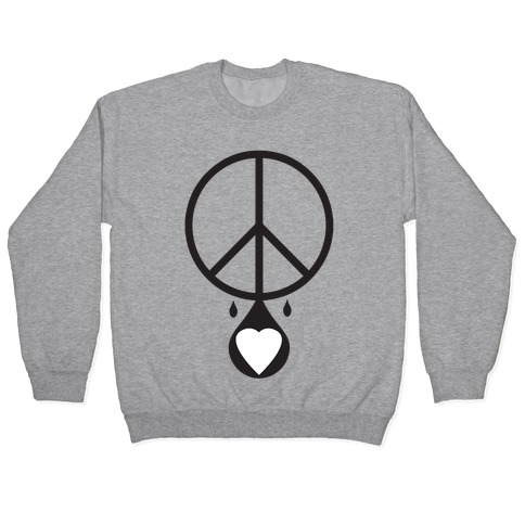 Peace dripping Love Pullover