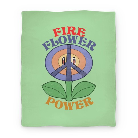 Fire Flower Power Blanket