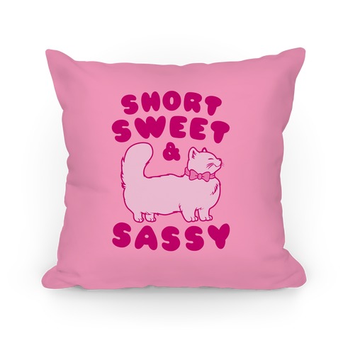 Short Sweet and Sassy Pillow