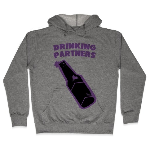 Drinking Partners (Purple) Hooded Sweatshirt