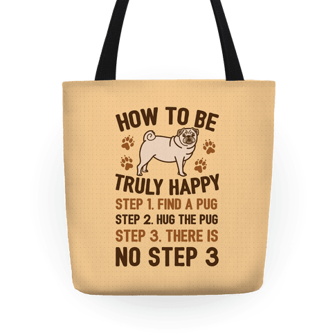 Pug Walking Bags | Personalized Pug Walking Bags