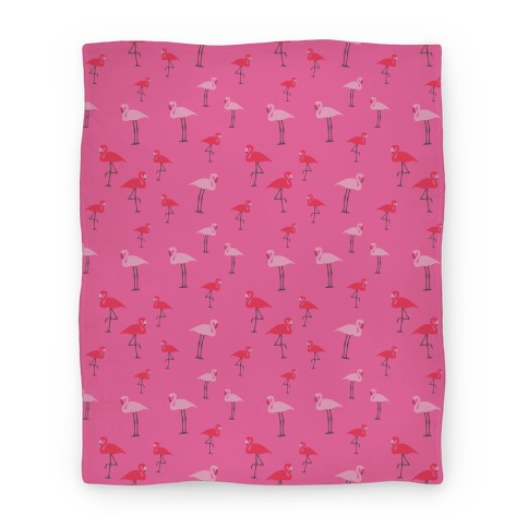 Flamingo Pattern Blanket