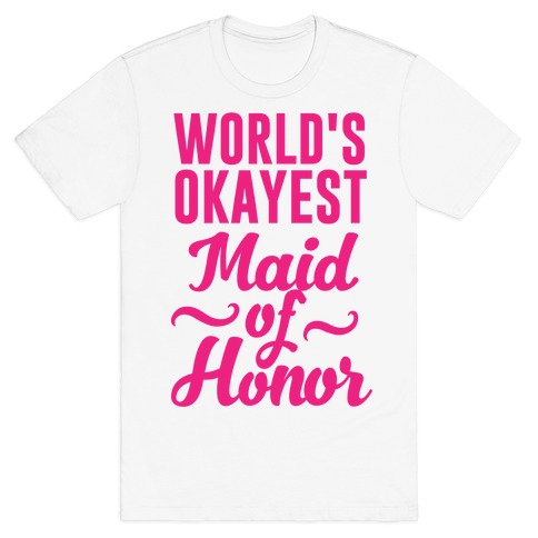 maid of honor t shirt