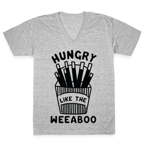 Hungry Like The Weaboo V-Neck Tee Shirt