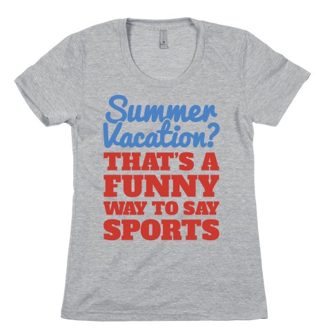 Summer Sports Womens T-Shirt
