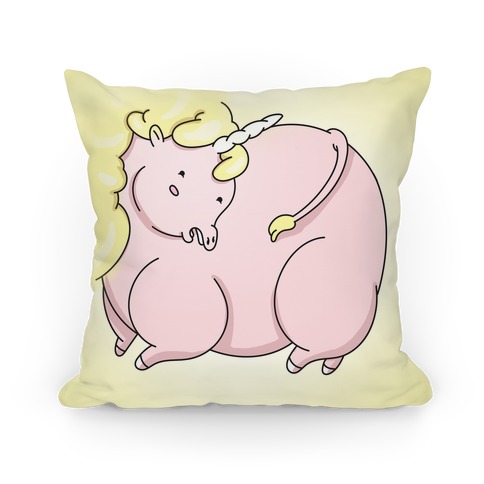 Fat Unicorn Pillow