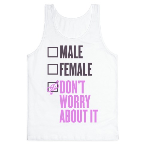 I am Genderfluid Check List Tank Tops | LookHUMAN