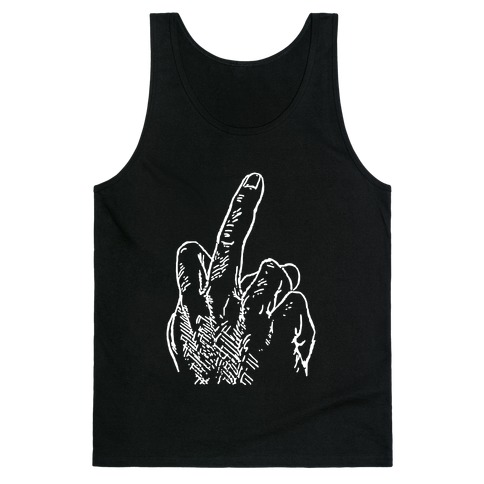 Middle Fingers Up Tank Top