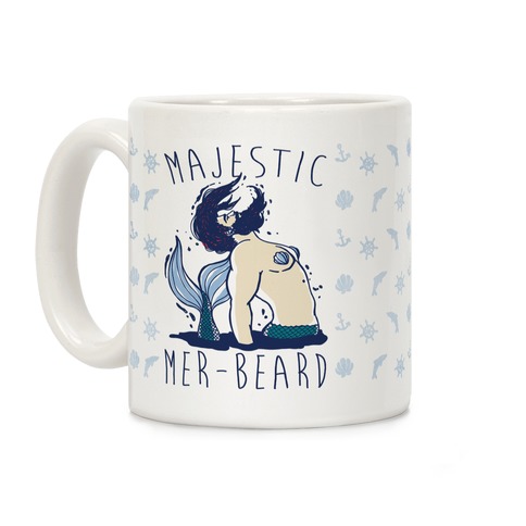 Majestic Mer-Beard Coffee Mug