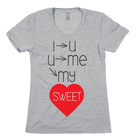 Sweet Heart Womens T-Shirt