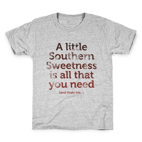 A Little Southern Sweetness (Tank) Kids T-Shirt
